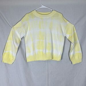 White and Yellow Elizabeth and James Sweater Women's S